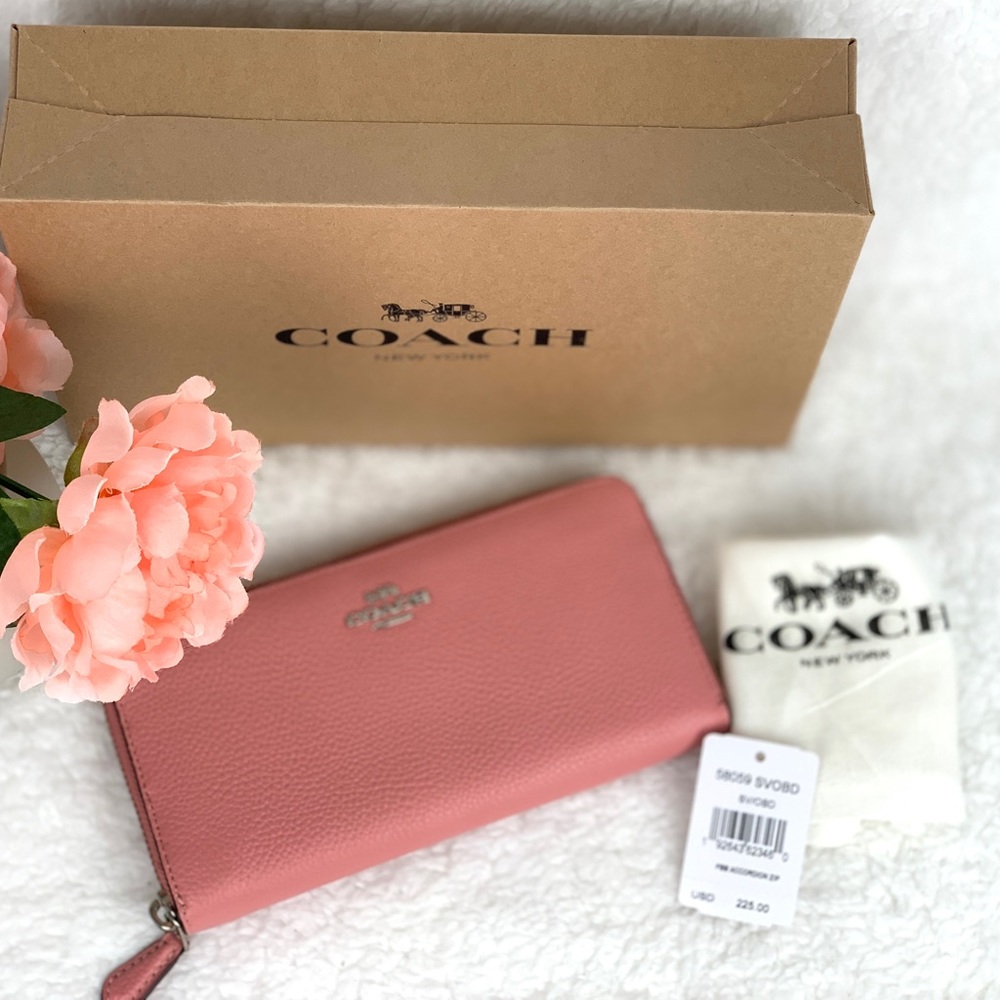 Coach Accordion Zip Wallet - Picture 7 of 12